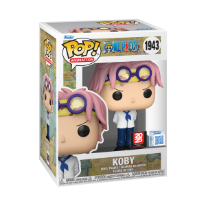 ¡Impulsa tu colección con el Funko Pop exclusivo de Koby (1943) de One Piece, directo de la Animation Expo 2025! Captura la evolución del joven Marine en esta pieza única. ¡Un tesoro que ningún fanático querrá perderse!