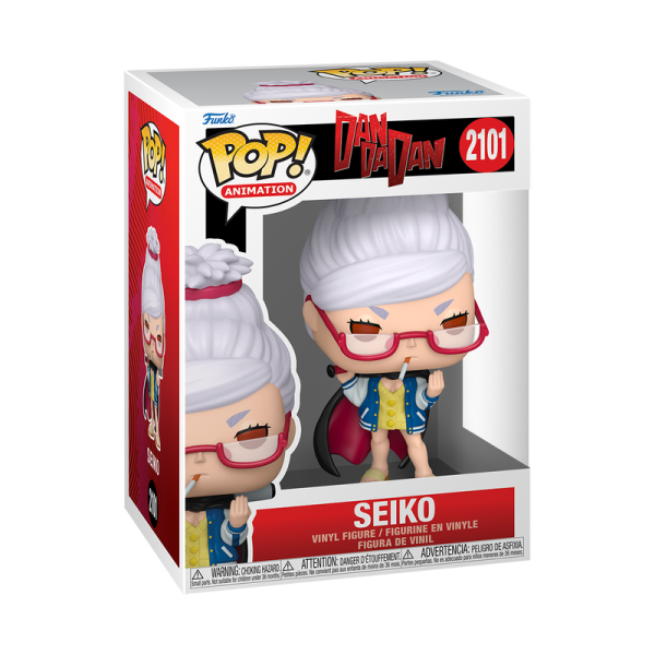 ¡Descubre los secretos con el Funko Pop de Seiko Ayase (2101) de DANDADAN! Esta figura captura a la enigmática abuela psíquica, lista para desentrañar lo paranormal. ¡Un imprescindible para los fans que adoran el lado misterioso y sobrenatural del manga!