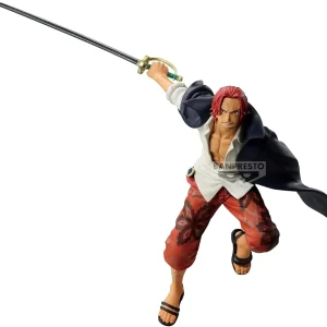 Lleva al legendario Shanks a tu colección. Esta figura de Banpresto captura al poderoso Yonko en una pose dinámica, listo para la batalla. Perfecta para cualquier fan de One Piece.