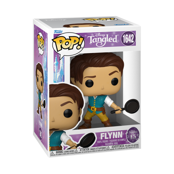¡Completa tu colección de Enredados con el Funko Pop de Flynn Rider (1642)! Esta figura coleccionable, con sus icónicas trenzas, es un "must-have" para cualquier fan de Disney.