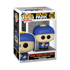 ¡Consigue el Funko Pop de Craig Tucker (1759) de South Park! Esta figura coleccionable, con un diseño divertido, es un "must-have" para cualquier fan de la serie.