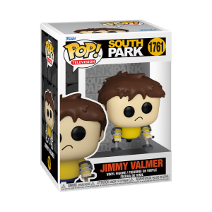 ¡Colecciona al comediante Jimmy Valmer (1761) con este Funko Pop de South Park! Esta figura coleccionable, con sus muletas y un micrófono, es un "must-have" para cualquier fan de la serie.