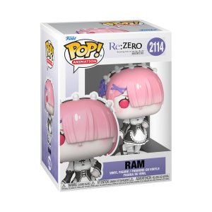 ¡Colecciona a la icónica Ram (2114) de Re:Zero con este Funko Pop! Una pieza esencial para fans y coleccionistas que quieran añadir a la querida heroína a su colección.