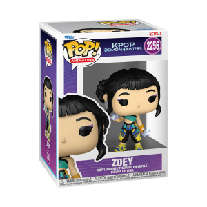 ¡Consigue el Funko Pop de Zoey (2256) de KPop Demon Hunters! Esta figura coleccionable, con su diseño único, es un "must-have" para cualquier fan y coleccionista de la serie.