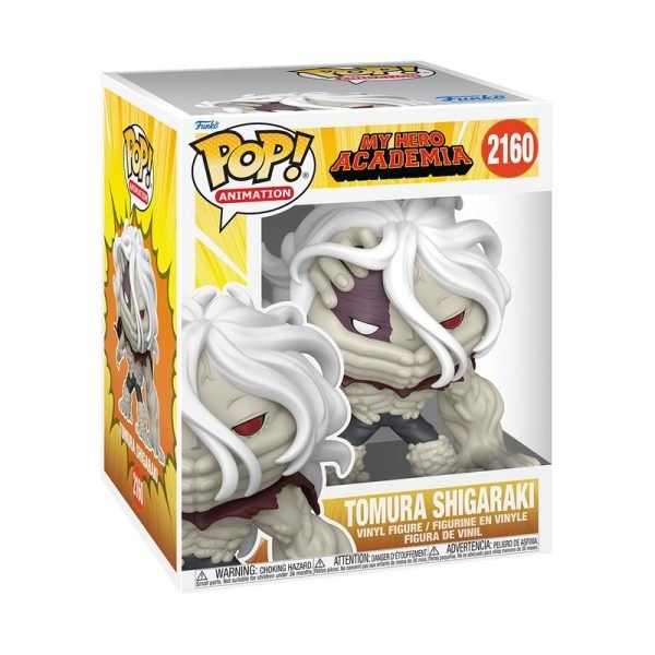 Funko Pop! Tomura Shigaraki #2160 de My Hero Academia. Figura del villano con su icónico diseño. ¡Perfecta para fans y coleccionistas!