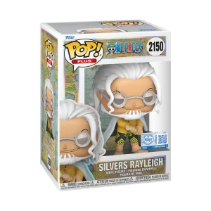 Funko Pop! Silvers Rayleigh #2150 de One Piece. Edición exclusiva FS con gran detalle. ¡Imprescindible para fans y coleccionistas!