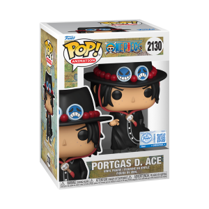Funko Pop! Portgas D. Ace #2130 de One Piece. Figura exclusiva FS con detalles increíbles. ¡Perfecta para fans y coleccionistas!