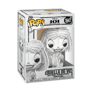 Disney Sketched Deco: Cruella de Vil (1647)(Funko Pop)(Black and White)