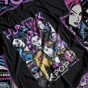 Camisa Huntrix (Kpop Demon Hunters)(Samurai)