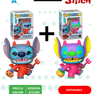 Lilo & Stitch: Devilish Stitch (1701)(Funko Pop)(BUNDLE: Exclusivo + Chase)
