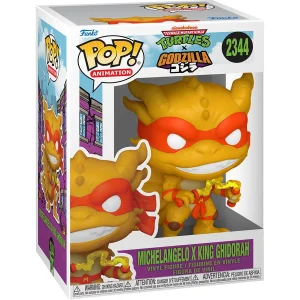 Ninja Turtles x Godzilla: Michelangelo x King Ghidorah (2344)(Funko Pop)