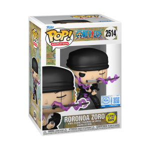 One Piece: Roronoa Zoro (2514)(Exclusivo)(Dressrosa Arc)(Glow)(Funko Pop)