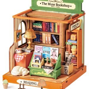 Armable Mini Casa Libreria de la Musa (Madera) (Rolife)