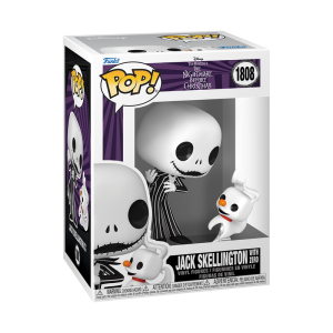 The Nightmare Before Christmas: Jack Skellington with Zero (1808)(Funko Pop)
