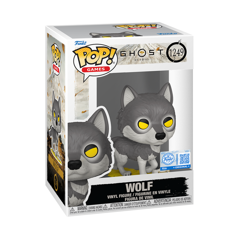 Ghost : Wolf (Exclusivo))(1249)(Funko Pop)(Detalle en Caja)