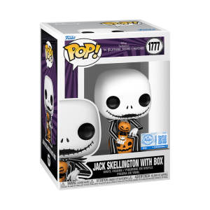The Nightmare Before Christmas: Jack Skellington with Box (1777)(Exclusivo)(Funko Pop)