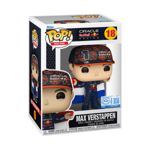 Formula 1: Max Verstappen (18)(Exclusivo)(Oracle Red Bull Racing Team)(Funko Pop)