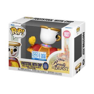 Beauty and the Beast: Footstool with Chip (1827)(Exclusivo)(Funko Pop)(Disney)