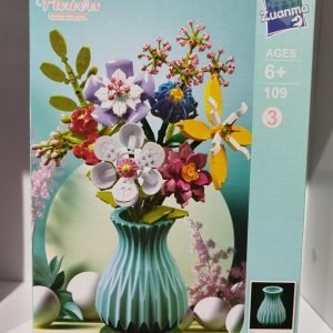 Maceta de Flores de colores Variadas (Armable)(Zuanma)
