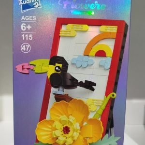 Tucan y Flor Amarilla (Armable)(Zuanma)