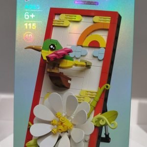 Colibri y Flor Blanca (Armable)(Zuanma)