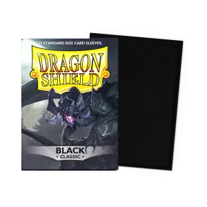 Pokemon: Dragon Shield Sleeves Black Classic