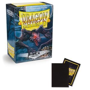 Pokemon: Dragon Shield Sleeves Black Matte