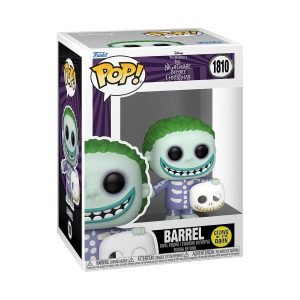 The Nightmare Before Christmas: Barrel (1810)(Exclusivo)(Glow)(Funko Pop)
