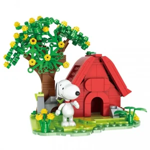 Snoopy: Casa Roja con Arbol (Armables)